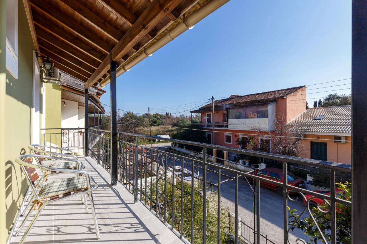 Dragana apartments Ipsos Bagian luar foto